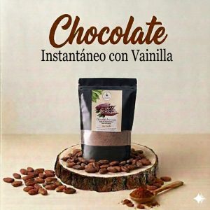 Chocolate instantáneo con vainilla