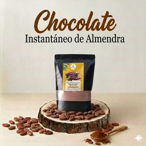 Chocolate instantáneo con almendra
